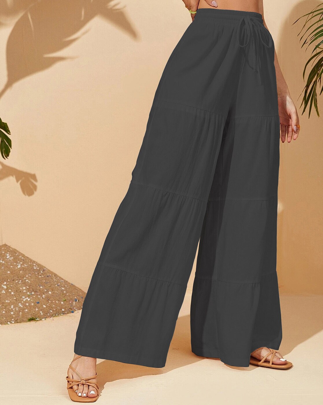 Buy Black Trousers & Pants for Women by Sugathari Online