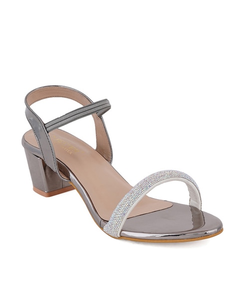 Nine West Women's Morelov Embellished Heeled Dress Sandals | Hawthorn Mall