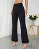 Buy Black Trousers & Pants for Women by VISIT WEAR Online