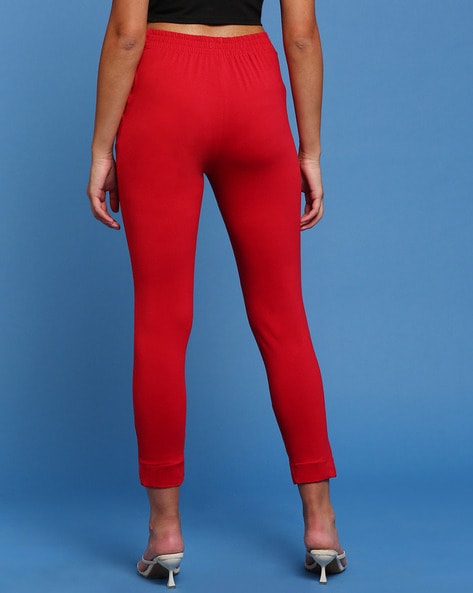 Rizzo Red Trousers by Unique Vintage - 50s style cigarette pants