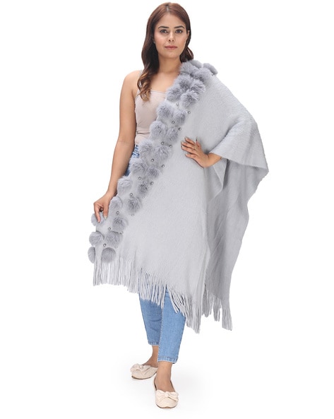 Fur sales shawl online