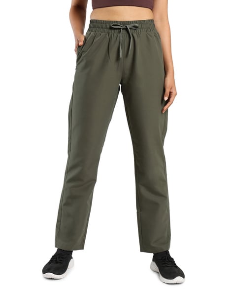 Buy Olive green Track Pants for Women by BLISSCLUB Online