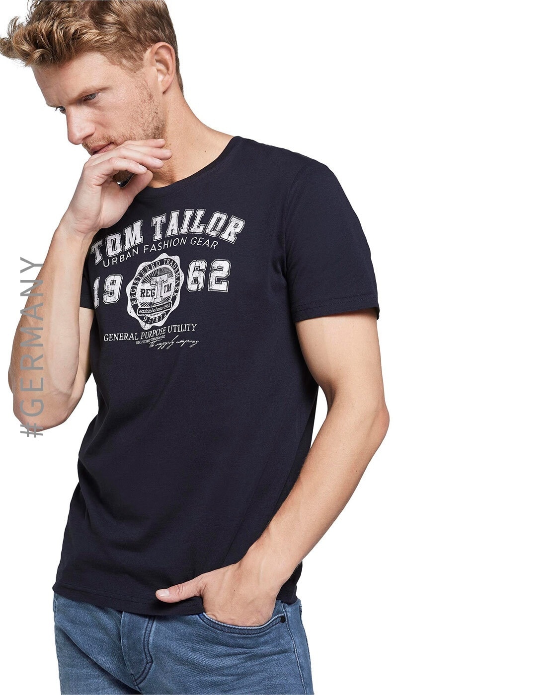 by for Buy Tailor Men Tshirts Blue Tom Navy Online