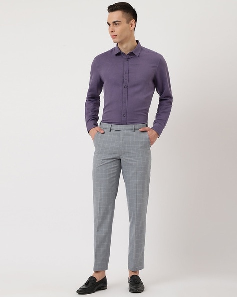 Buy Men's Tiergan Oslo Grey Trouser Online | SNITCH