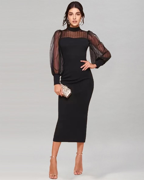 Monroe Puff Sleeve Dress – Kate + Grace Boutique