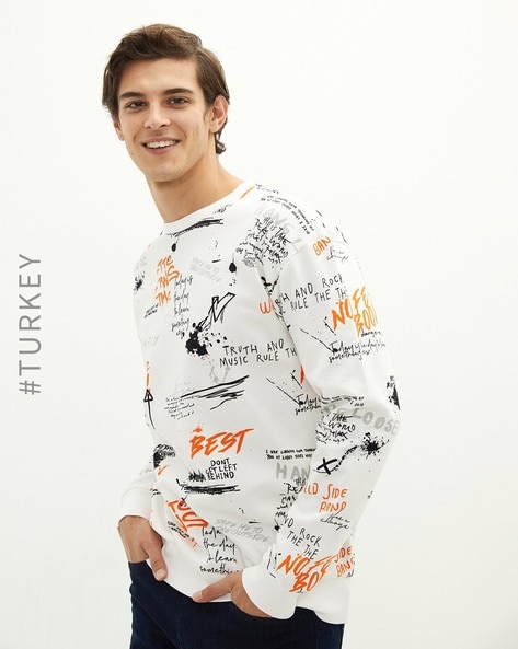 Buy Off White Sweatshirt & Hoodies for Men by LC Waikiki Online