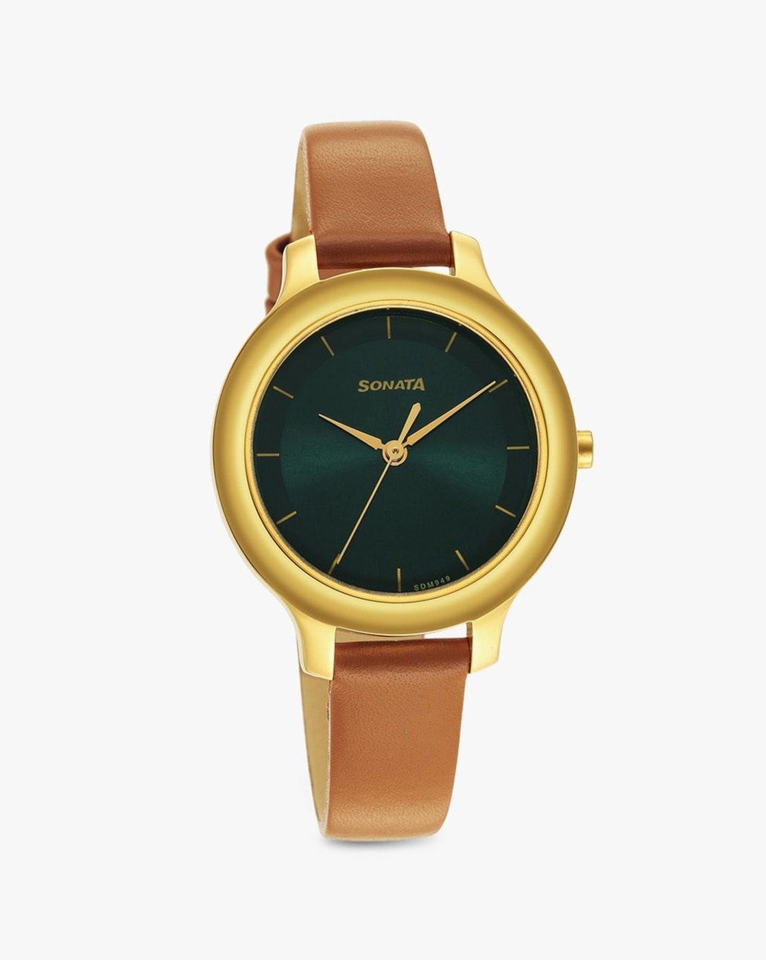 Sonata leather sale watches for womens