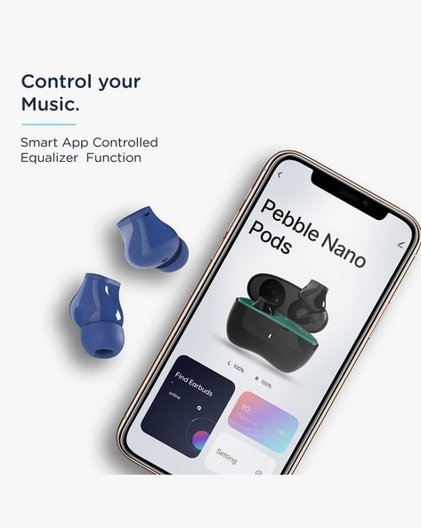 Blue discount pods earbuds