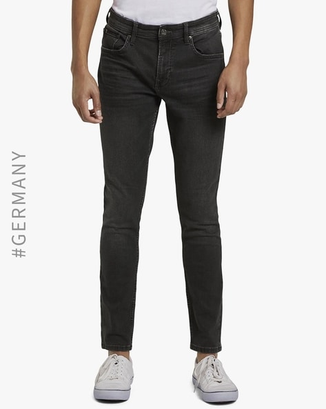 LEROCK Women's Black Faded Straight Leg Slim Fit Denim Jeans Sz 27 NEW -  Walmart.com