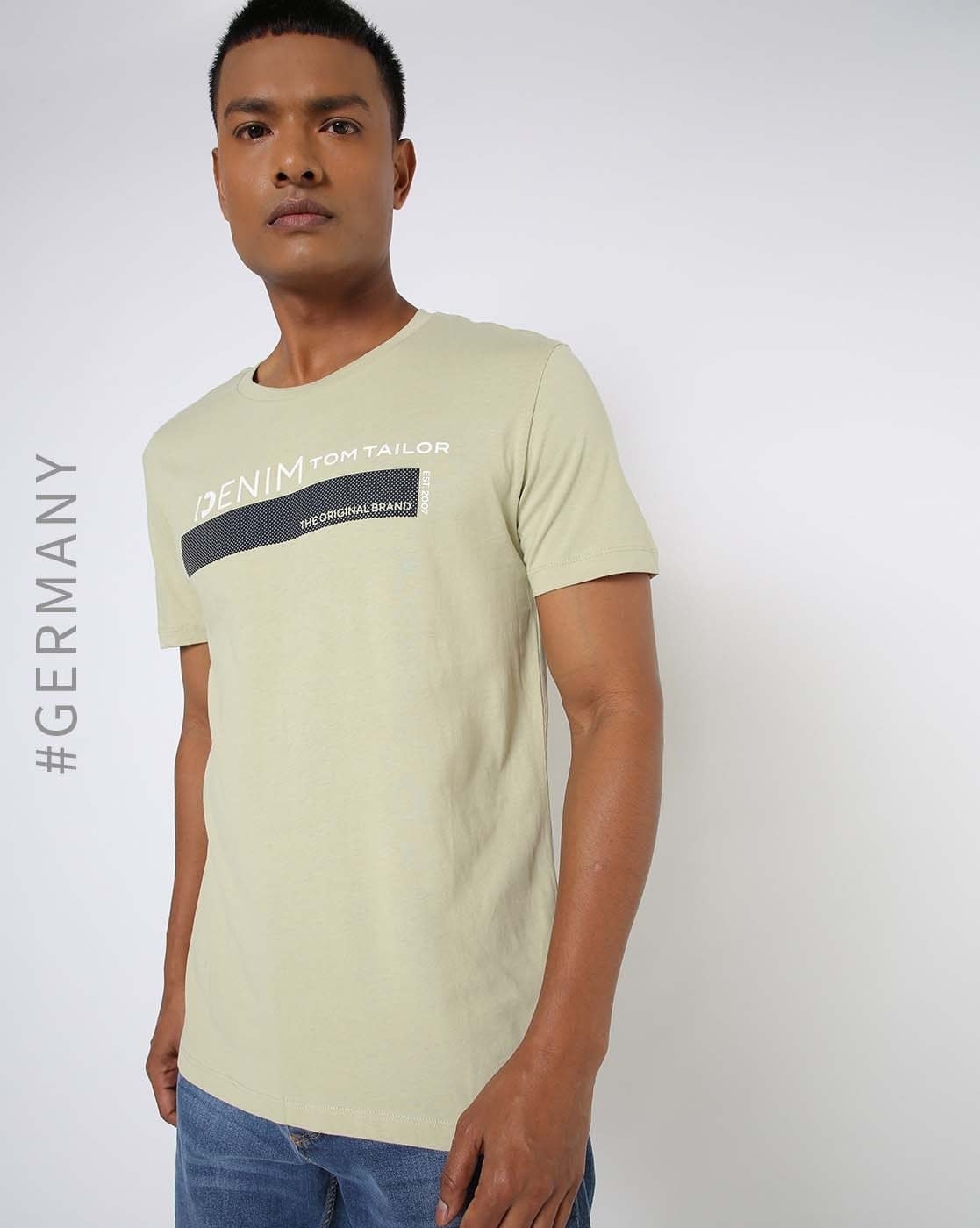 Buy Green Tshirts Men Online for Tailor by Tom