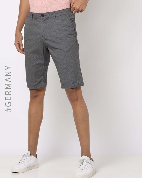 Buy Grey Shorts Tom for 3/4ths Online Tailor by & Men