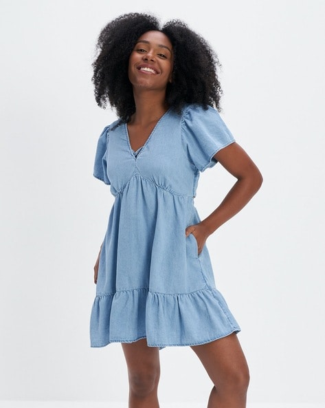 American eagle blue dress sale