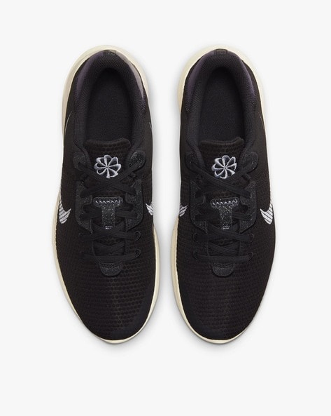 Nike flex cheap trainers black