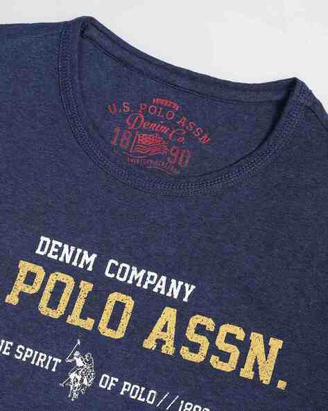 Buy Indigo Tshirts for Men by U.S. Polo Assn. Online | Ajio.com