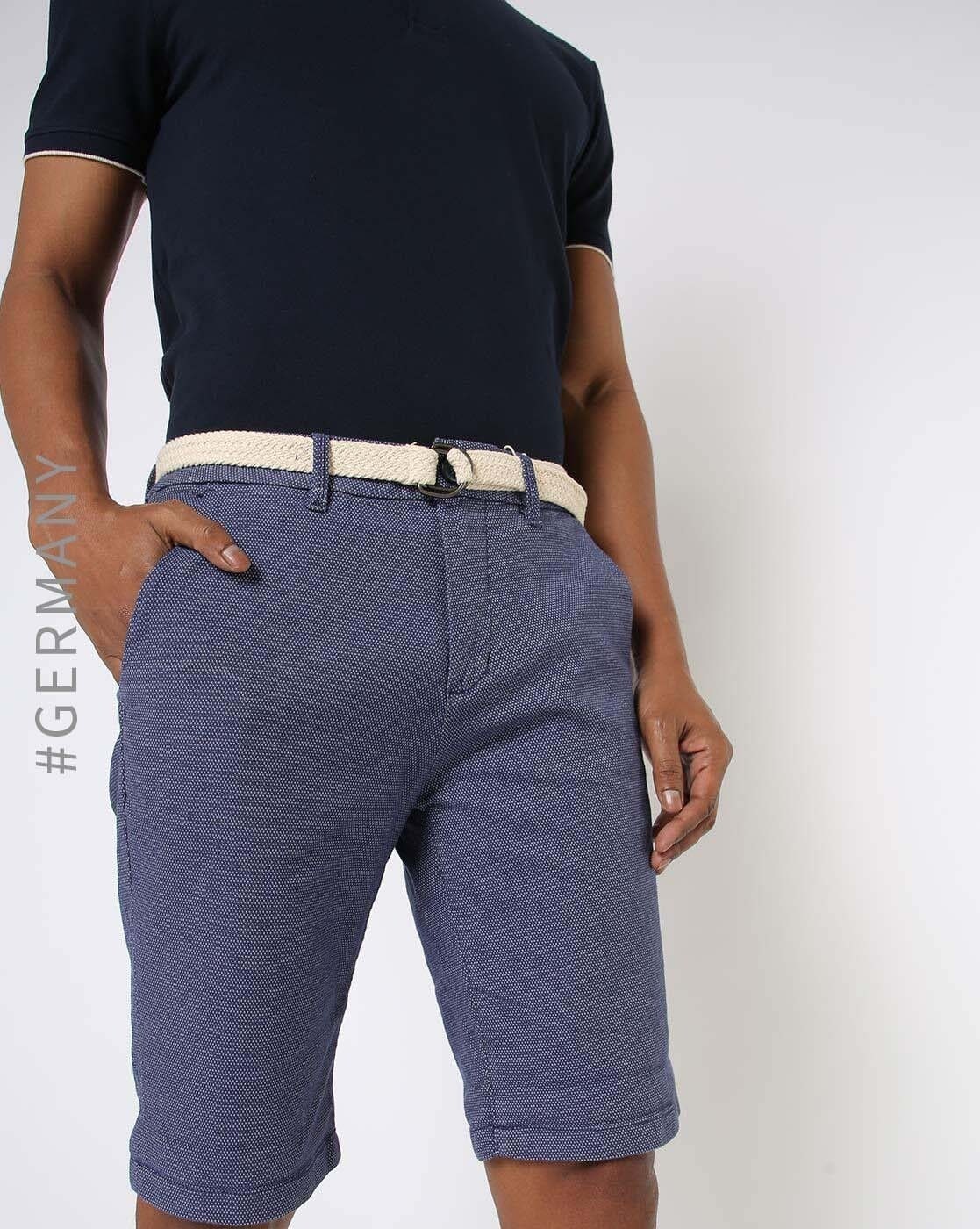 by Shorts Blue & 3/4ths Men Buy Tailor Online Tom for