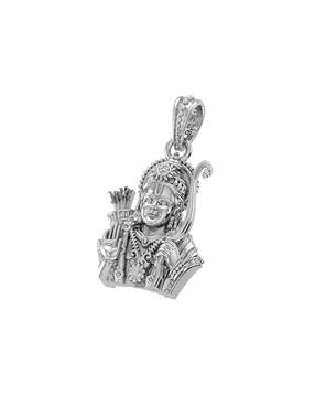 akshat sapphire Sterling Silver God Ram Ji chain Pendant-picture-46