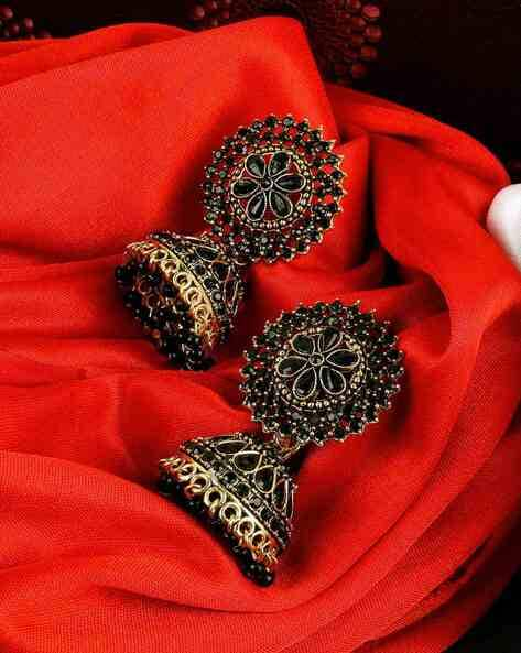 Oxidised Metal Jhumkas Online— The Hottest Trend in Jewellery | by Aelo  Mart | Medium