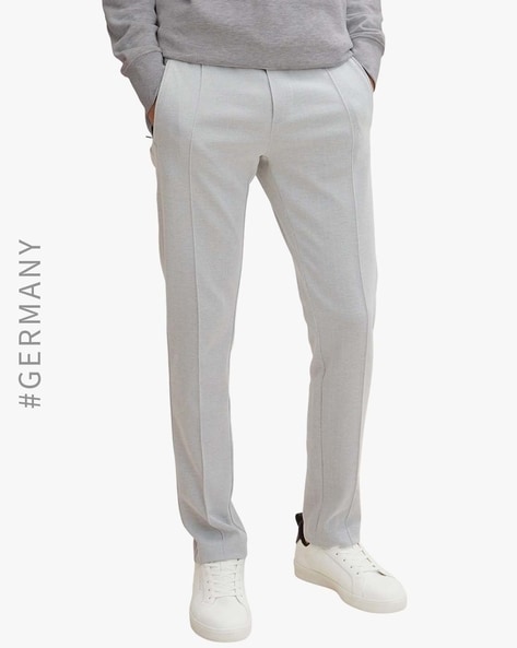 Tailored Fit Pants In Biege