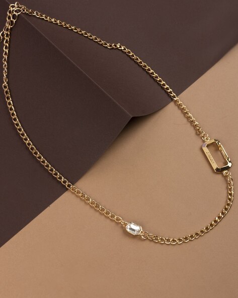 Women's 14k Solid Gold Diamond Lock Necklace | The Gold Goddess – The Gold  Gods