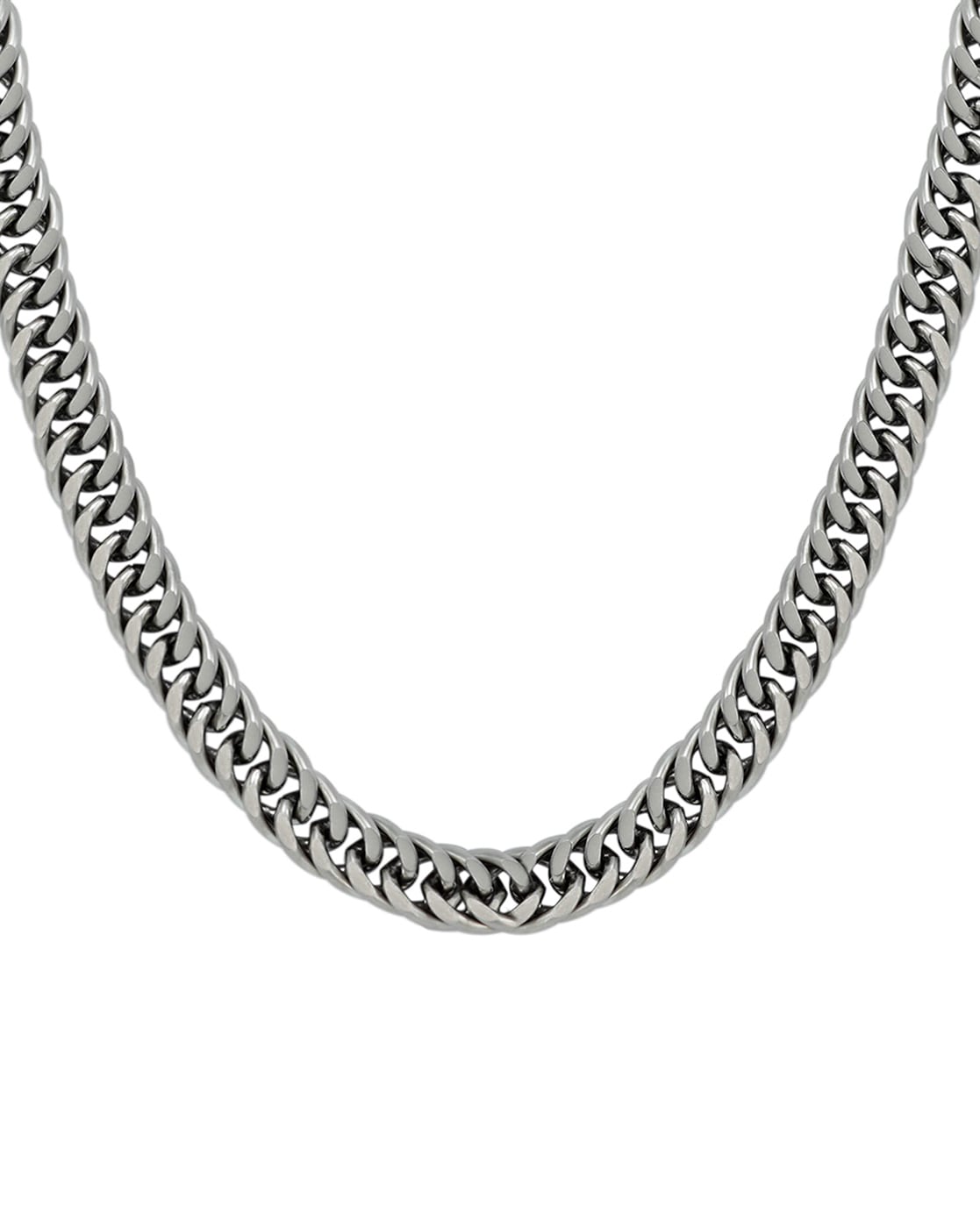 8mm Men's Sterling Silver Curb Chain - Jewelry1000.com | Sterling silver  mens, Silver chain for men, Silver gold jewelry