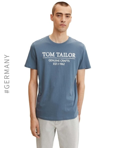 Tom Tailor Printed Crew-Neck T-shirt