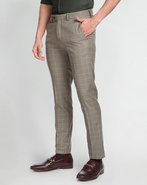 Buy Brown Trousers & Pants for Men by ARROW Online