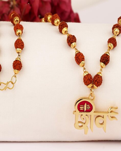 Rudraksha gold hot sale pendant online