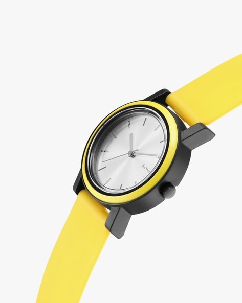 Sonata best sale yellow watch