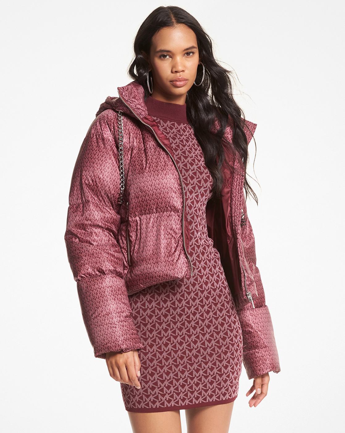 Pink michael kors jacket online