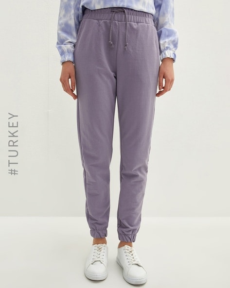 Lilac joggers online h&m