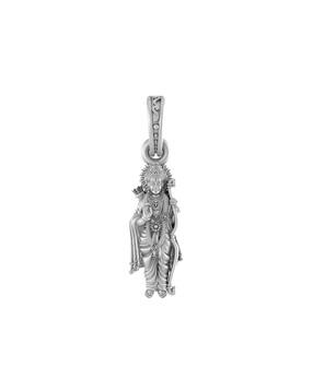 akshat sapphire Sterling Silver God Ram Ji Pendant with Chain-picture-29