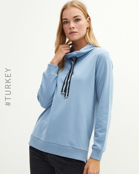 Buy Blue Sweatshirt & Hoodies for Women by LC Waikiki Online