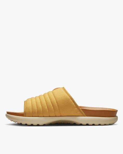 Nike slippers yellow new arrivals