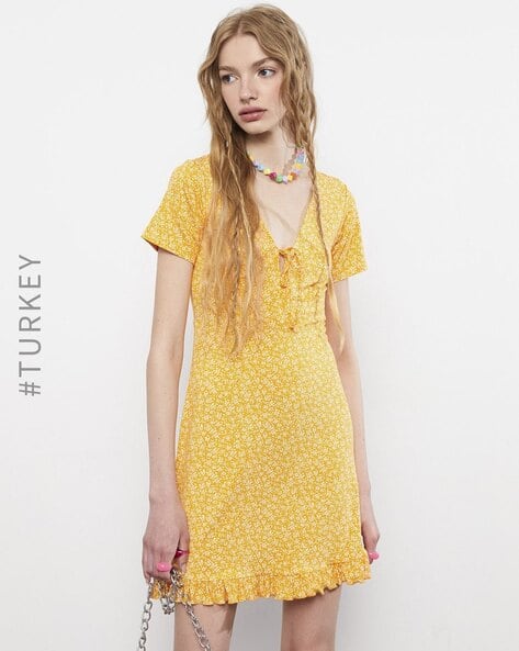 Buy Orange Dresses for Women by LC Waikiki Online