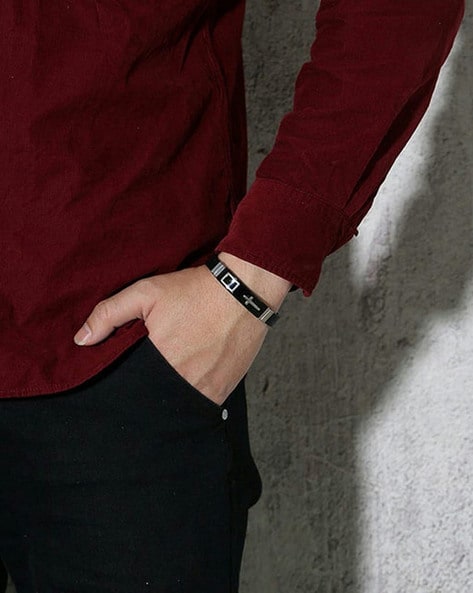 Leather Jesus Fish Bracelet Band  Mens And Womens Religious Leather  Bracelets Transparent PNG  569x565  Free Download on NicePNG