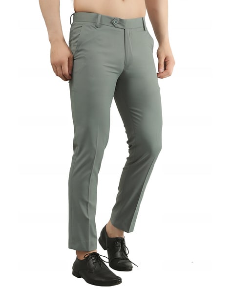 Regular fit: ankle-length trousers - sand | Comma