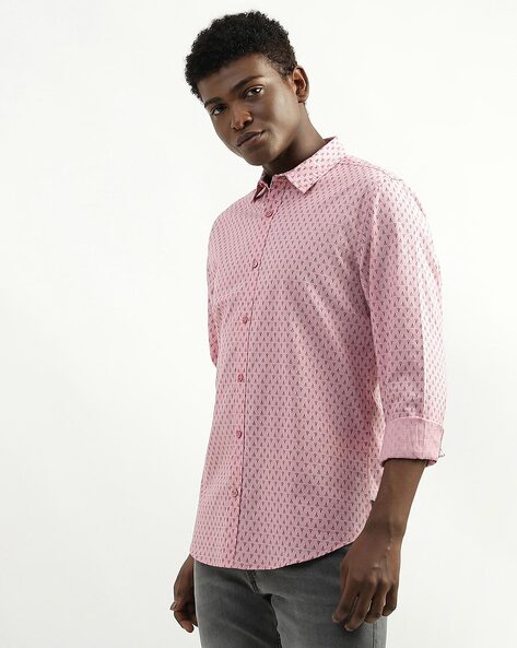 Buy Pink Shirts for Men by UNITED COLORS OF BENETTON Online