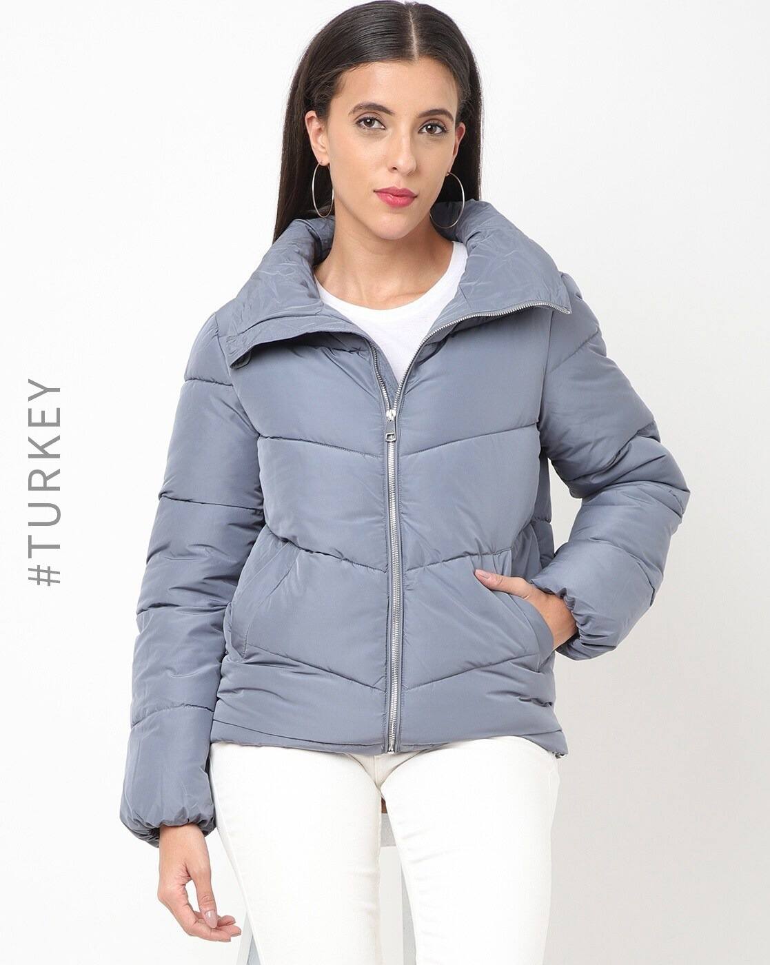 Buy Blue Jackets & Coats for Women by Colin's Online | Ajio.com