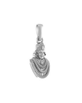 akshat sapphire Sterling Silver Baba Khatu Shyam Pendant-picture-13