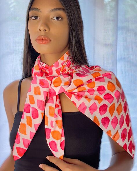 Printed Square Scarf Price in India