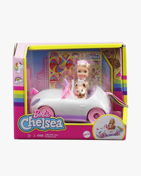 Barbie store puppy car