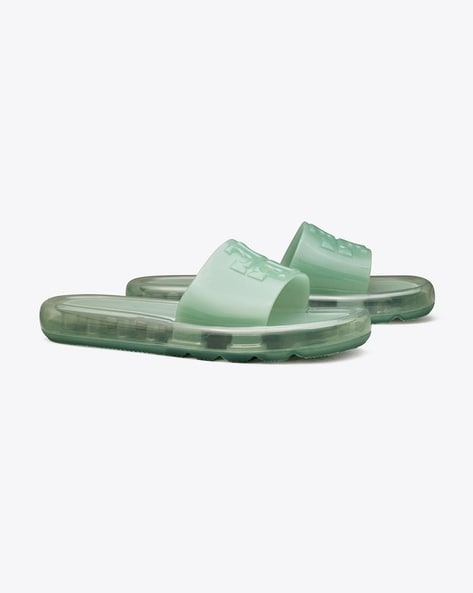 Green tory 2024 burch sandals