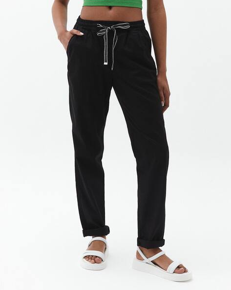 SAM Women Elasticated Drawstring Waist Track Pants