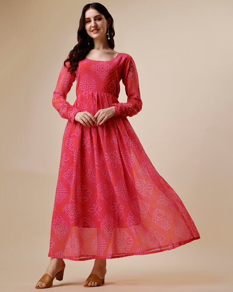 Bandhej Dresses - Buy Bandhej Dresses online in India