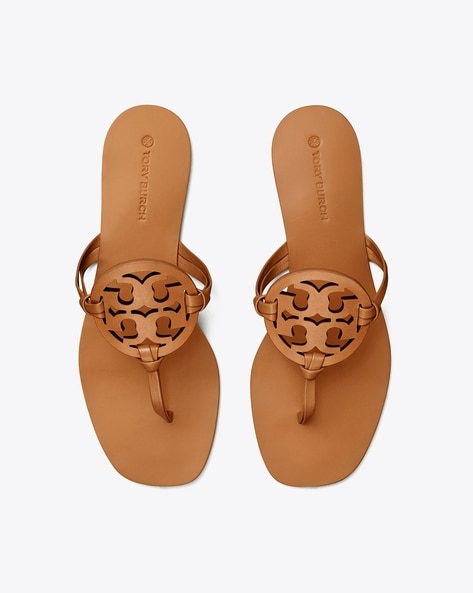 Tory burch miller deals sandals square toe