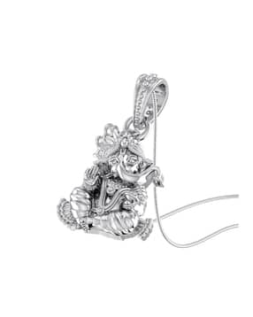 Silver Panchmukhi Hanuman Chain Pendant-image-22