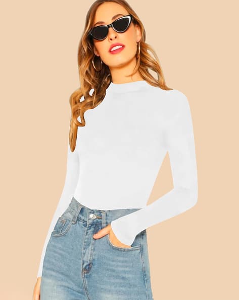 DREAM BEAUTY FASHION Round-Neck Full-Sleeve Top