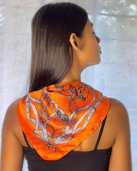 Printed Square Scarf Price in India