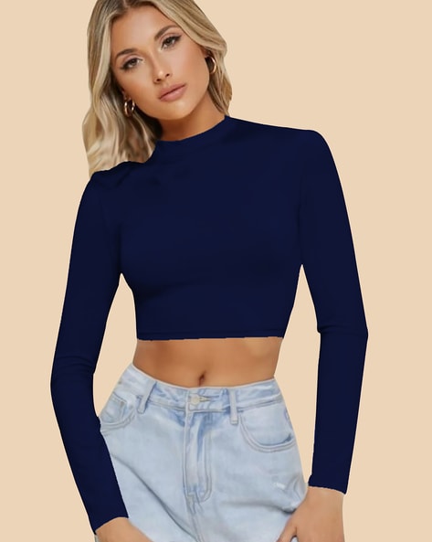 Long Sleeved Crop Tops for Women | Cute Crop Tops - Hello Molly AU | Hello  Molly