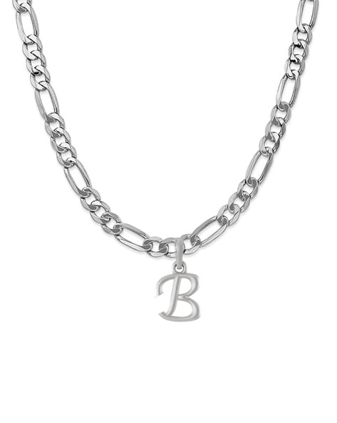 Buy B Initial Necklace for Women Tiny Letter Necklace Dainty Initial Necklace  Silver B Necklace Gold Rose Gold Online in India - Etsy